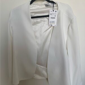 Zara Classic Cream Women's Blazer